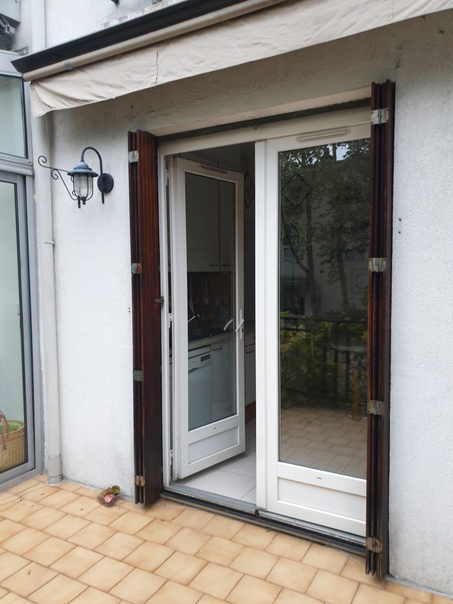 Volet roulant avant / après