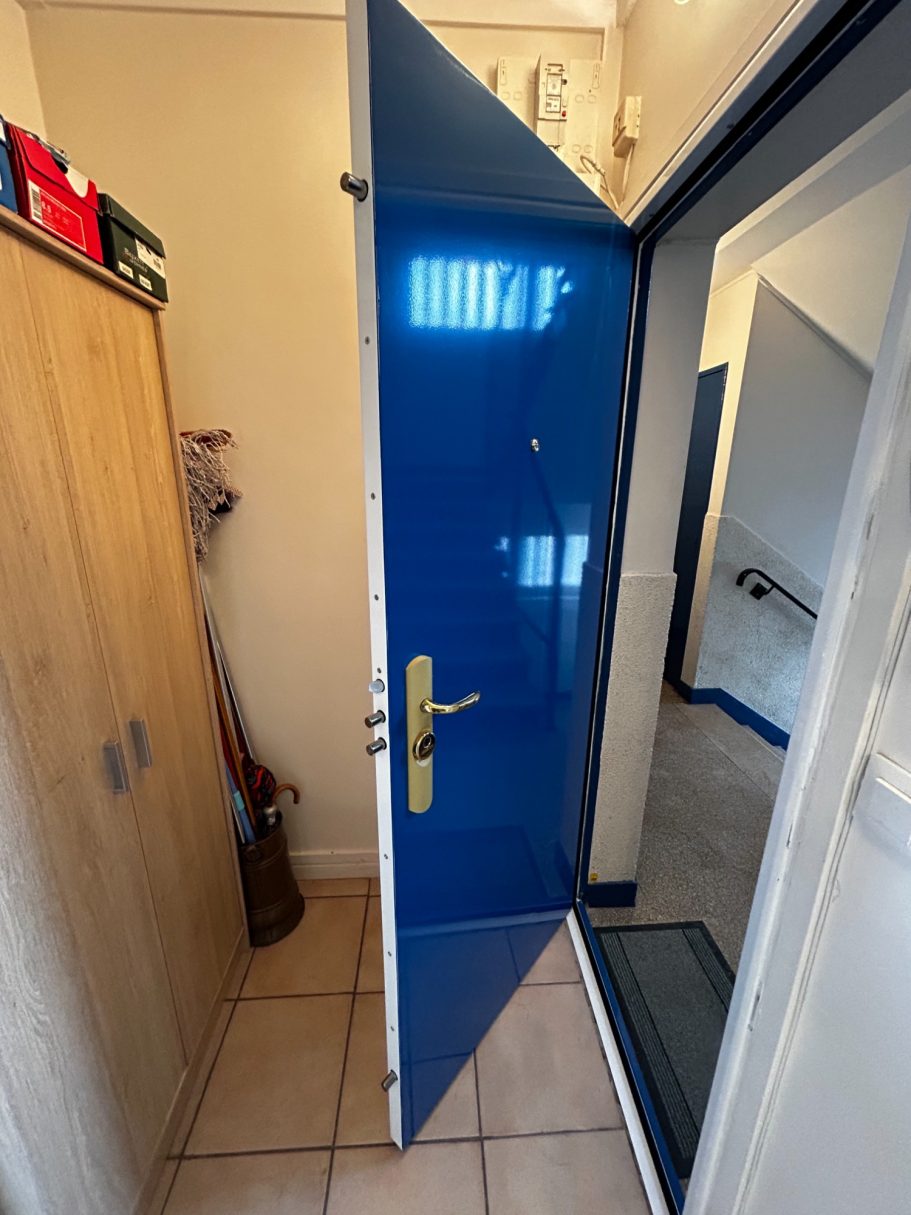 Bloc-porte blindé bi-coloration