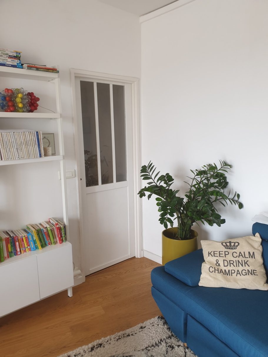 Porte effet verrière blanche